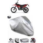 Coverplus Malaguti XTM 125 Gri Arka Çanta Uyumlu Su Geçirmez Motosiklet Brandası