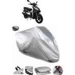 Coverplus Mondial 125 Ardour Gri Arka Çanta Uyumlu Su Geçirmez Motosiklet Brandası