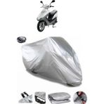Coverplus Mondial 125 MT Gri Arka Çanta Uyumlu Su Geçirmez Motosiklet Brandası