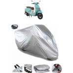 Coverplus Mondial 125 Road Boy Gri Arka Çanta Uyumlu Su Geçirmez Motosiklet Brandası