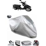 Coverplus Mondial 125 RT Gri Arka Çanta Uyumlu Su Geçirmez Motosiklet Brandası