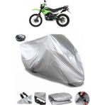 Coverplus Mondial X-Treme Moto Cross Gri Arka Çanta Uyumlu Su Geçirmez Motosiklet Brandası