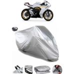 Coverplus MV Agusta Superveloce 800 Gri Arka Çanta Uyumlu Su Geçirmez Motosiklet Brandası
