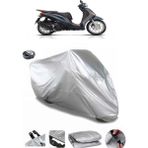 Coverplus Piaggio Liberty 200 Gri Arka Çanta Uyumlu Su Geçirmez Motosiklet Brandası