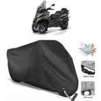 Coverplus Piaggio MP3 350 Siyah Motosiklet Branda