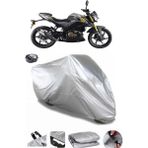 Coverplus QJ SRK 125 R Gri Arka Çanta Uyumlu Su Geçirmez Motosiklet Brandası