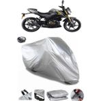 Coverplus QJ SRK 125 S Gri Arka Çanta Uyumlu Su Geçirmez Motosiklet Brandası