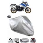Coverplus QJ SRT 800 X Gri Arka Çanta Uyumlu Su Geçirmez Motosiklet Brandası