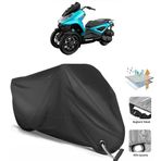 Coverplus Qooder Quadro 4D Siyah Motosiklet Branda
