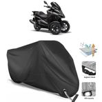 Coverplus Qooder QV3 Siyah Motosiklet Branda