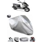Coverplus RKS Newlight 125 Pro Gri Arka Çanta Uyumlu Su Geçirmez Motosiklet Brandası