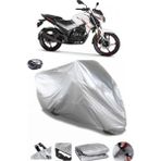 Coverplus RKS Titanium 220 Gri Arka Çanta Uyumlu Su Geçirmez Motosiklet Brandası