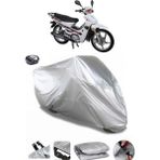 Coverplus RMG Moto Gusto Spark 50 Gri Arka Çanta Uyumlu Su Geçirmez Motosiklet Brandası