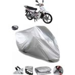 Coverplus RMG Moto Gusto Spark Gri Arka Çanta Uyumlu Su Geçirmez Motosiklet Brandası