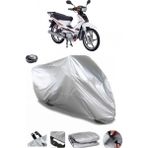 Coverplus Salcano Spider 100 Gri Arka Çanta Uyumlu Su Geçirmez Motosiklet Brandası