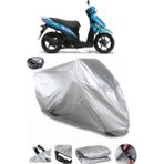 Coverplus Suzuki Address Gri Arka Çanta Uyumlu Su Geçirmez Motosiklet Brandası