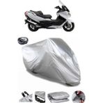Coverplus Suzuki Burgman AN 650 ABS Gri Arka Çanta Uyumlu Su Geçirmez Motosiklet Brandası