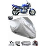 Coverplus Suzuki GSF 600 Bandit Gri Arka Çanta Uyumlu Su Geçirmez Motosiklet Brandası