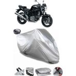 Coverplus Suzuki SV650A Gri Arka Çanta Uyumlu Su Geçirmez Motosiklet Brandası