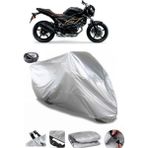 Coverplus Suzuki SV650X Gri Arka Çanta Uyumlu Su Geçirmez Motosiklet Brandası