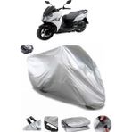 Coverplus Sym Jet 14 Arka Çanta Uyumlu Su Geçirmez Gri Motosiklet Brandası
