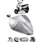 Coverplus Sym Jet 4 125 Arka Çanta Uyumlu Su Geçirmez Gri Motosiklet Brandası