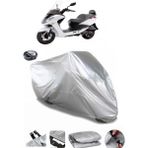 Coverplus Sym Joyride Evo 200L Arka Çanta Uyumlu Su Geçirmez Gri Motosiklet Brandası