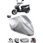 Coverplus Sym Symply 125 Arka Çanta Uyumlu Su Geçirmez Gri Motosiklet Brandası