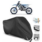 Coverplus TM Racing MX 125 Siyah Motosiklet Branda