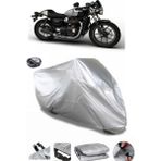 Coverplus Triumph Street Cup Arka Çanta Uyumlu Su Geçirmez Gri Motosiklet Brandası