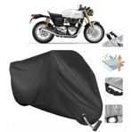 Coverplus Triumph Thruxton 1200 R Siyah Motosiklet Branda