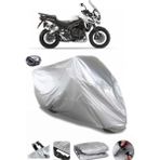 Coverplus Triumph Tiger 1200 XCA Arka Çanta Uyumlu Su Geçirmez Gri Motosiklet Brandası