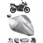 Coverplus Triumph Tiger 1200 XRX Arka Çanta Uyumlu Su Geçirmez Gri Motosiklet Brandası