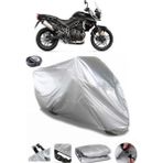Coverplus Triumph Tiger 800 XR Arka Çanta Uyumlu Su Geçirmez Gri Motosiklet Brandası