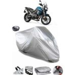 Coverplus Triumph Tiger 800 XRT Arka Çanta Uyumlu Su Geçirmez Gri Motosiklet Brandası