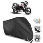 Coverplus TVS Apache RTR 160 Siyah Motosiklet Branda