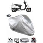 Coverplus TVS Jupiter Arka Çanta Uyumlu Su Geçirmez Gri Motosiklet Brandası