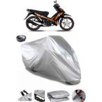 Coverplus TVS Neo XR Arka Çanta Uyumlu Su Geçirmez Gri Motosiklet Brandası