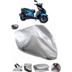 Coverplus TVS Ntorq 125 Arka Çanta Uyumlu Su Geçirmez Gri Motosiklet Brandası