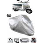 Coverplus Vespa ET 4 Arka Çanta Uyumlu Su Geçirmez Gri Motosiklet Brandası