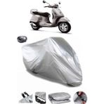 Coverplus Vespa GTS 250 ABS Arka Çanta Uyumlu Su Geçirmez Gri Motosiklet Brandası