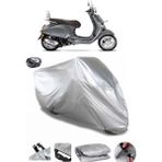 Coverplus Vespa Primavera 150 Touring Arka Çanta Uyumlu Su Geçirmez Gri Motosiklet Brandası