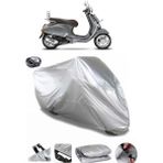 Coverplus Vespa Primavera 50 Touring Arka Çanta Uyumlu Su Geçirmez Gri Motosiklet Brandası