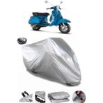 Coverplus Vespa PX 200 Arka Çanta Uyumlu Su Geçirmez Gri Motosiklet Brandası