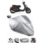 Coverplus Vespa Sprint 125 Arka Çanta Uyumlu Su Geçirmez Gri Motosiklet Brandası