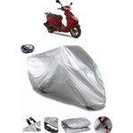 Coverplus Yamaha Cygnus L Arka Çanta Uyumlu Su Geçirmez Gri Motosiklet Brandası