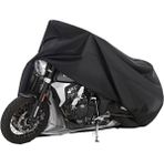 Coverplus Yamaha D2TT 600 E Arka Çanta Uyumsuz Siyah Motosiklet Brandası