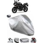 Coverplus Yamaha FZ6 Fazer S2 ABS Arka Çanta Uyumlu Su Geçirmez Gri Motosiklet Brandası