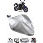 Coverplus Yamaha MT-07 ABS Arka Çanta Uyumlu Su Geçirmez Gri Motosiklet Brandası