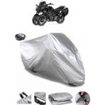 Coverplus Yamaha Niken Arka Çanta Uyumlu Su Geçirmez Gri Motosiklet Brandası